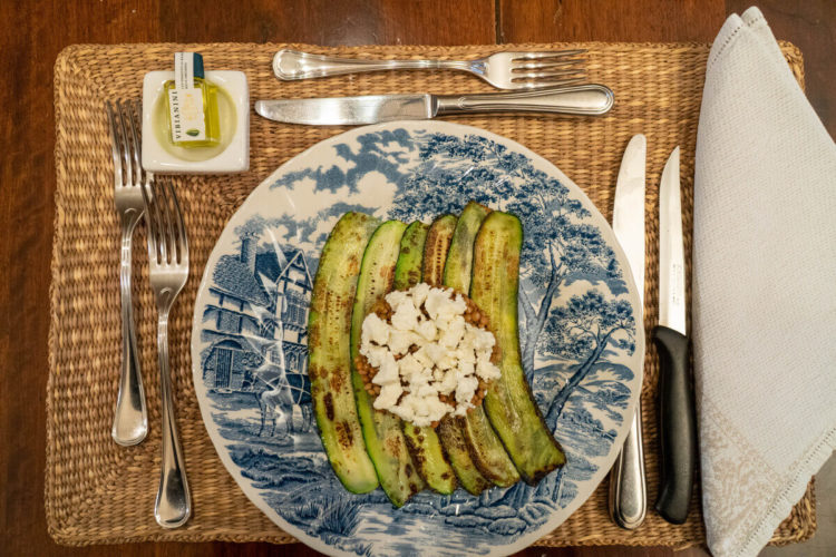 Lenticchie, ricotta e zucchine